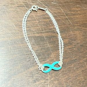 Tiffany & Co. Infinity bracelet with enamel